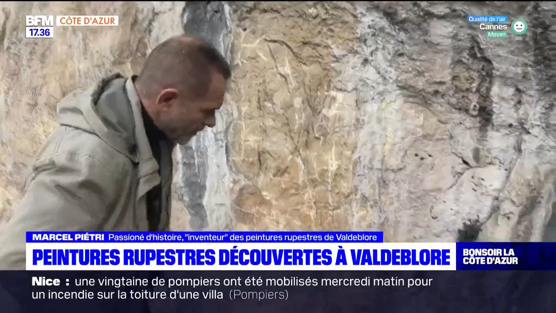 Valdeblore 06 un père et son fils découvrent 120 peintures