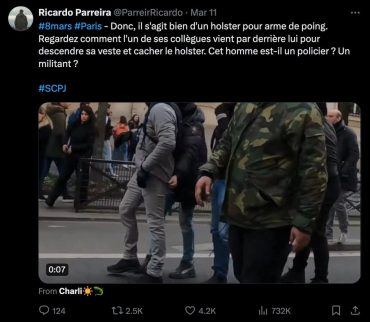 Manifestation F Ministe Du Mars Le Journaliste D Ultra Gauche