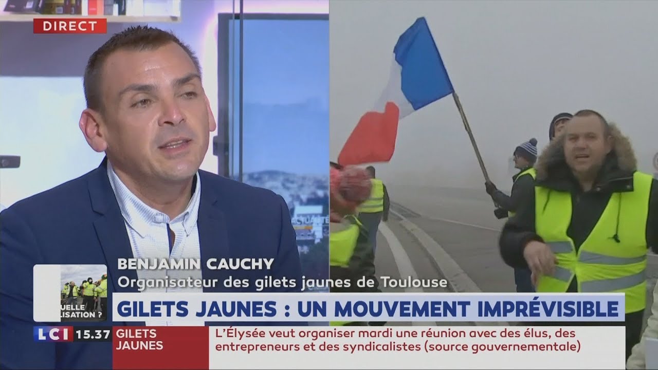 Un Porte Parole Des Gilets Jaunes Dit être Soutenu Par