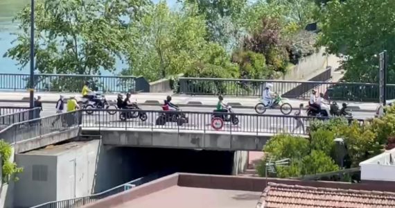 VIDEO. Plus d'une centaine de motos et de quads dans les rues de Toulouse pour un rodéo sauvage