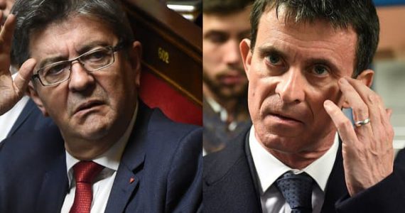 Valls appelle à ne pas voter pour une liste d'union avec LFI, Mélenchon dénonce du "post-franquisme"