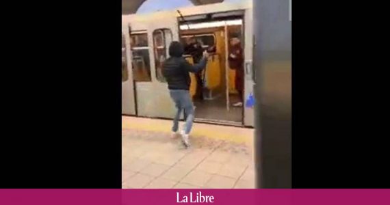 Bagarre entre bandes rivales dans la station de métro Osseghem (VIDEO)