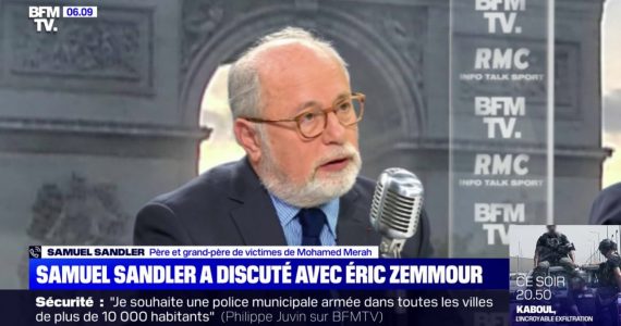 "Je sentais en lui des regrets": Samuel Sandler raconte sa conversation téléphonique avec Éric Zemmour