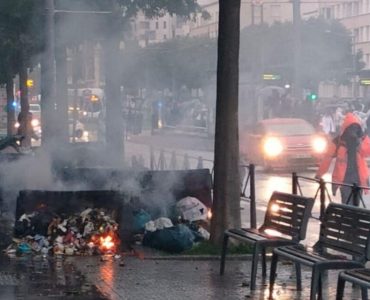 Lyon. Un lycée attaqué par des mortiers, incendie devant l'entrée : la police intervient