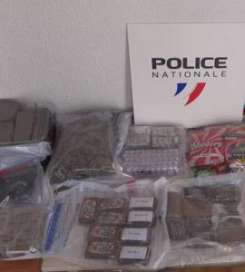 La police judiciaire de Nice saisit 15 kilos de drogue lors d’une interpellation houleuse sur l’A8 dans le Var