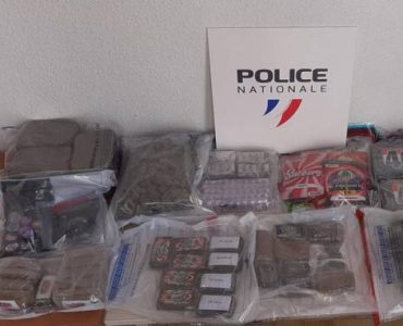 La police judiciaire de Nice saisit 15 kilos de drogue lors d’une interpellation houleuse sur l’A8 dans le Var