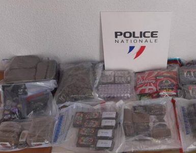 La police judiciaire de Nice saisit 15 kilos de drogue lors d’une interpellation houleuse sur l’A8 dans le Var