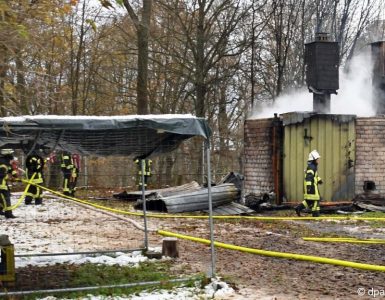 Suspected arson at refugee facility in Germany