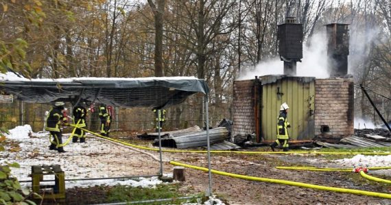 Suspected arson at refugee facility in Germany