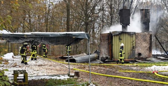 Suspected arson at refugee facility in Germany