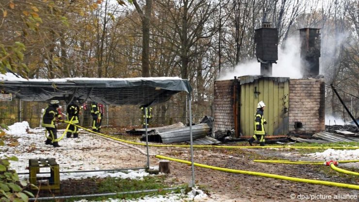 Suspected arson at refugee facility in Germany